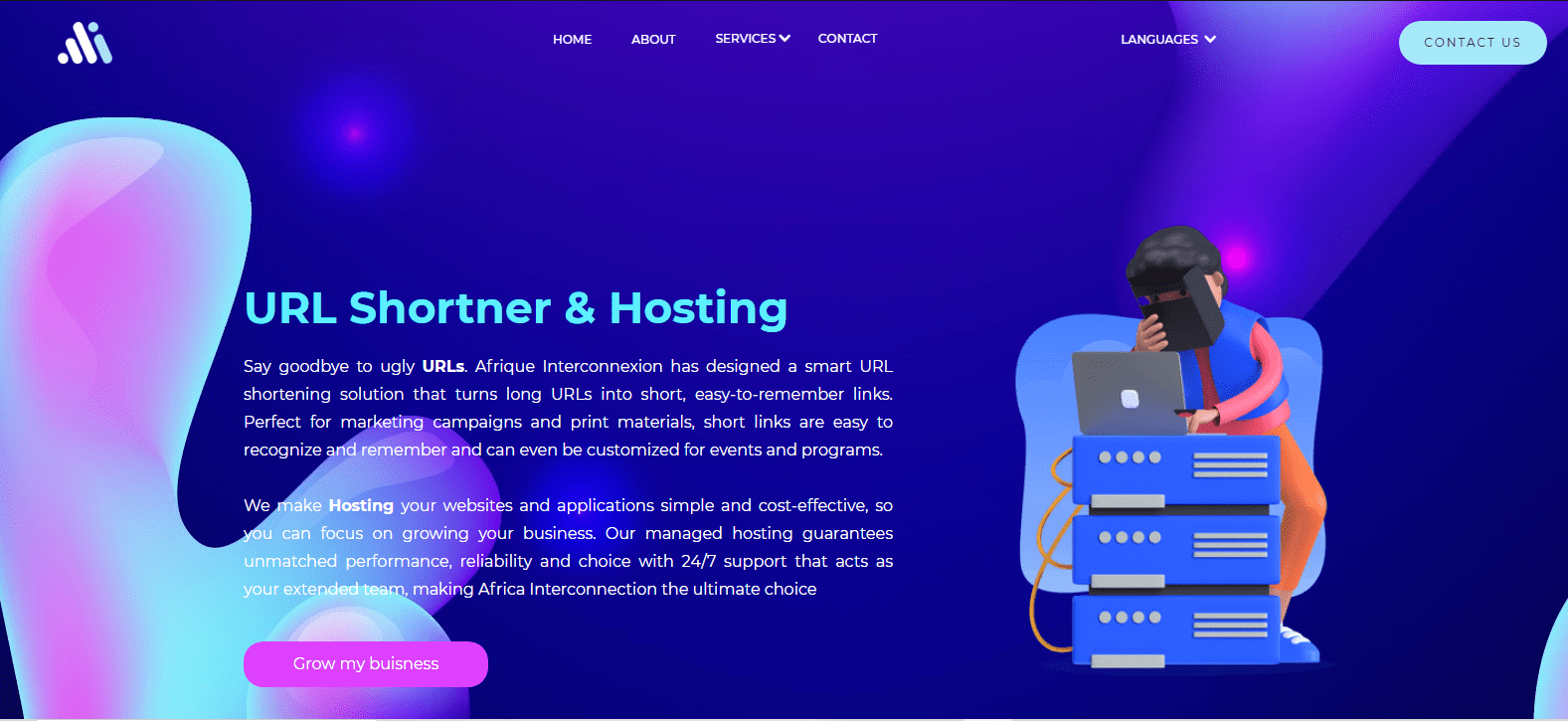 Url Shortner Hosting Afrique Interconnexion